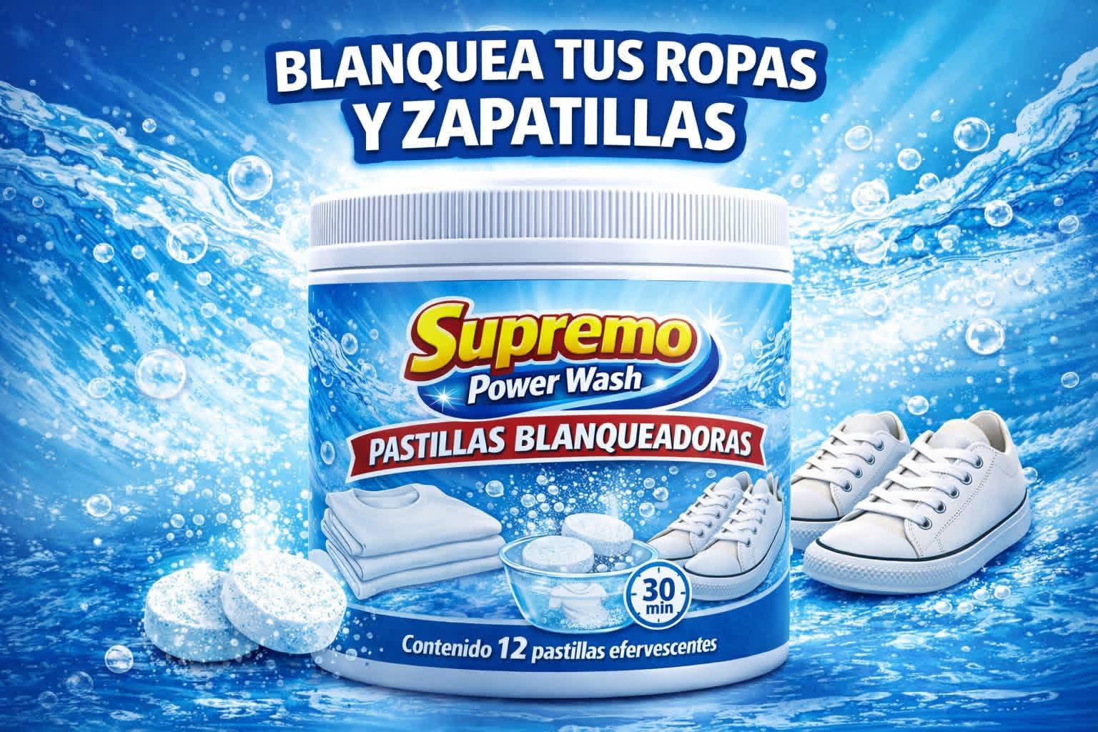 PASTILLAS EFERVECENTES BLANQUEADORAS