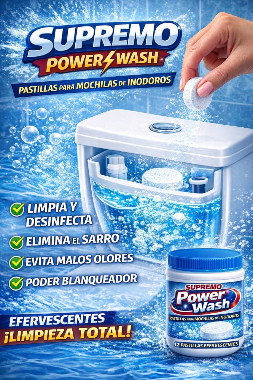 PASTILLAS EFERVECENTES PARA INODOROS