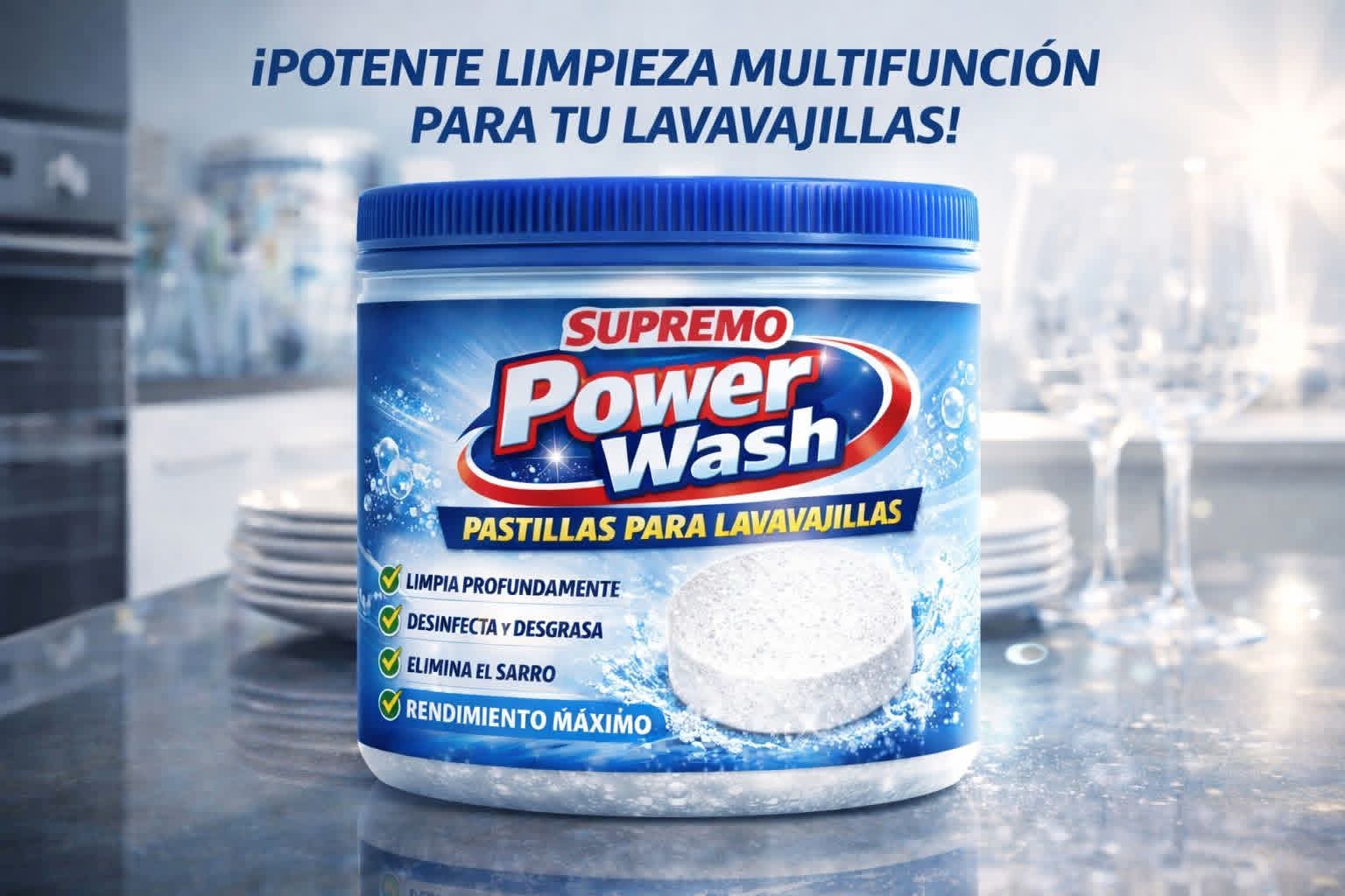 PASTILLAS EFERVECENTES LAVAJILLAS