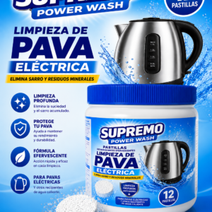 PASTILLAS EFERVECENTES QUITA SARRO PAVA ELECTRICA