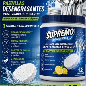 PASTILLAS EFERVECENTES DESENGRASANTES