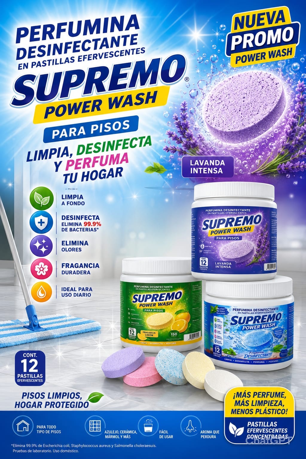 PERFUMINAS DESINFECTANTES PARA PISOS