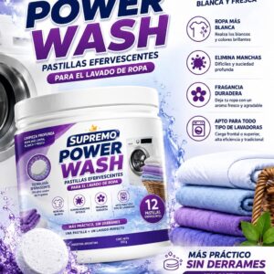 PASTILLAS EFERVECENTES PARA LAVAR ROPA